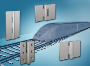 New heavy duty hinges from FDB Panel Fittings for railways, garage doors, gates and agricultural equipment