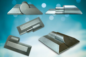 Stainless steel panel hinges from FDB Panel Fittings