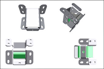 PINET heavy duty parallelogram hinges from FDB