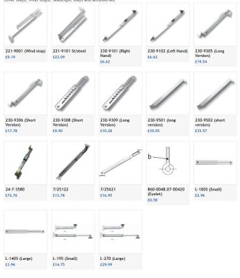 FDB Panel Fittings door stays