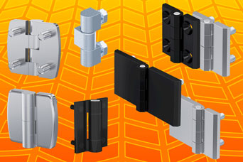 FDB Hinges Online with rear stud fixing for looks and security