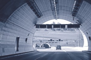 Tunel safety panel hardware