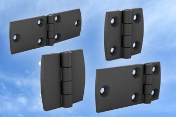 Polyamide hinges for storage boxes, personal storage, specialist panels and machine panels