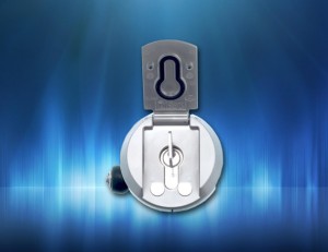 IP65 compression latch from FDB Panel Fittings offers inconspicuous security