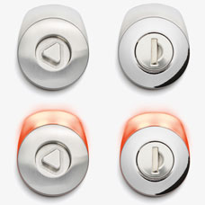 LED module from FDB Panel Fittings for quarter-turn locks
