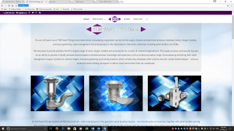 FDB Panel Fittings website screen shot