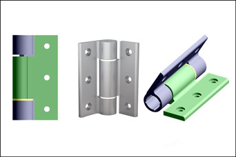 Pinet soft-close aluminium hinges from FDB Panel Fittings