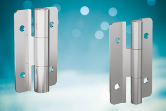 Pinet stainless steel friction hinges from FDB Panel Fittings