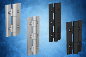 New Pinet aluminium profile hinges from FDB Panel Fittings