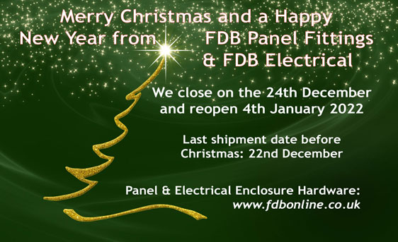 Merry Christmas and a Happy New Year from FDB Panel Fittings and FDB Electrical